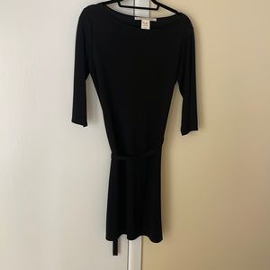 Max Studio Medium Black belted dress